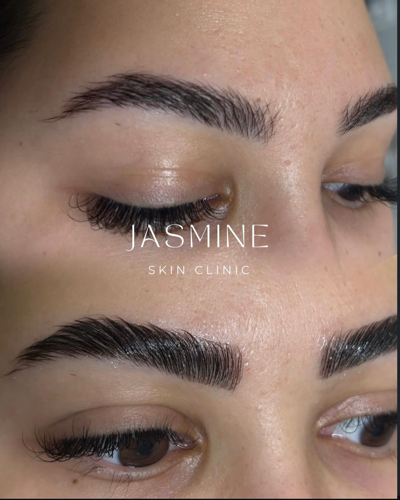 Brow Lift + Teinture avant après – Jasmine Skin Clinic